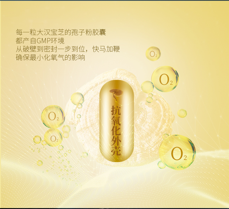 大汉宝芝 破壁灵芝孢子粉胶囊 大汉宝芝 破壁灵芝孢子粉胶囊